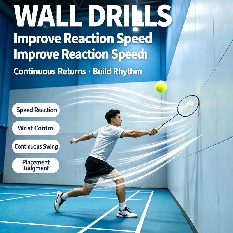 Solo Badminton Trainer Rebound Ball – Single Player Practice