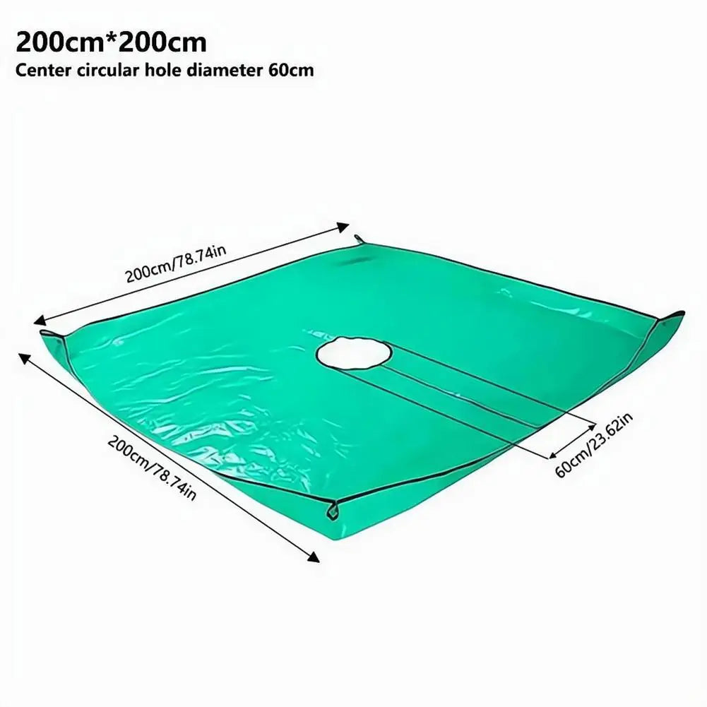Waterproof Garden Pruning Tarp | 4 Corner Buckles – 100cm
