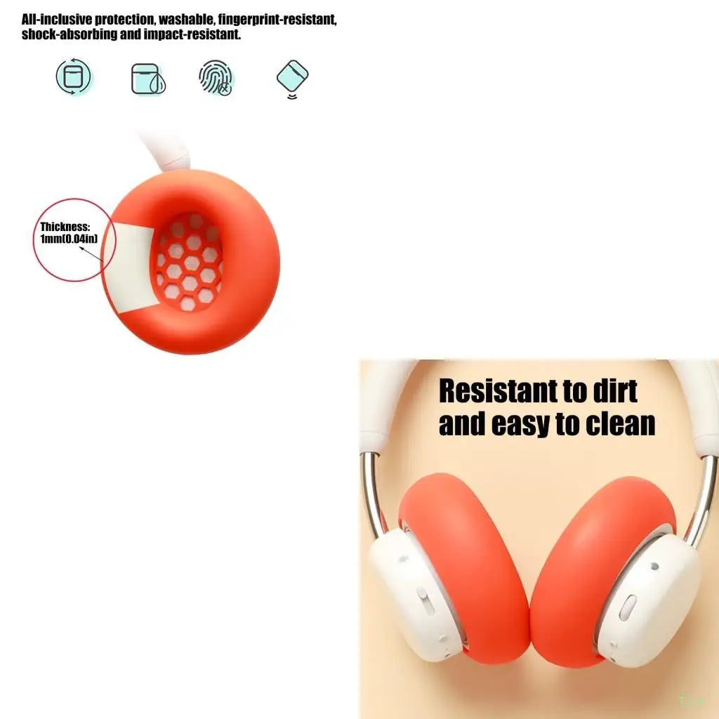 Silicone Ear Pad Covers for CMF Headphones – Soft 98mm Cushion