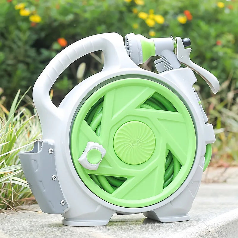 Portable Garden Hose Cart – 15m Hose Storage Organizer