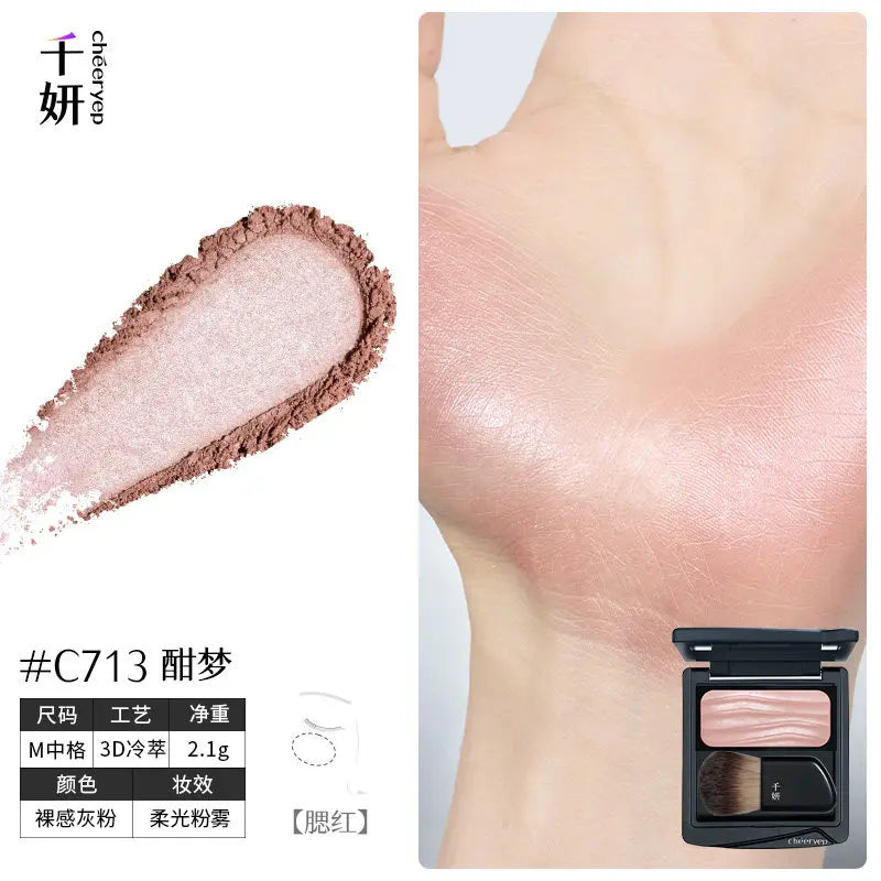 Spring Blooms Baked Blush & Highlighter Palette – Long-Lasting