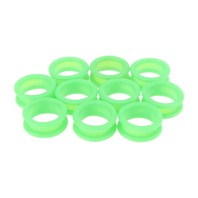 Silicone Scissor Finger Ring Inserts for Barbers – 10-Pack