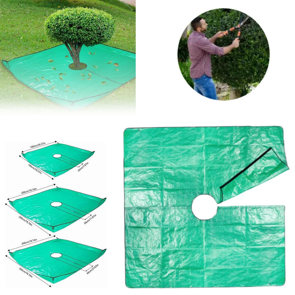 Waterproof Garden Pruning Tarp | 4 Corner Buckles – 100cm