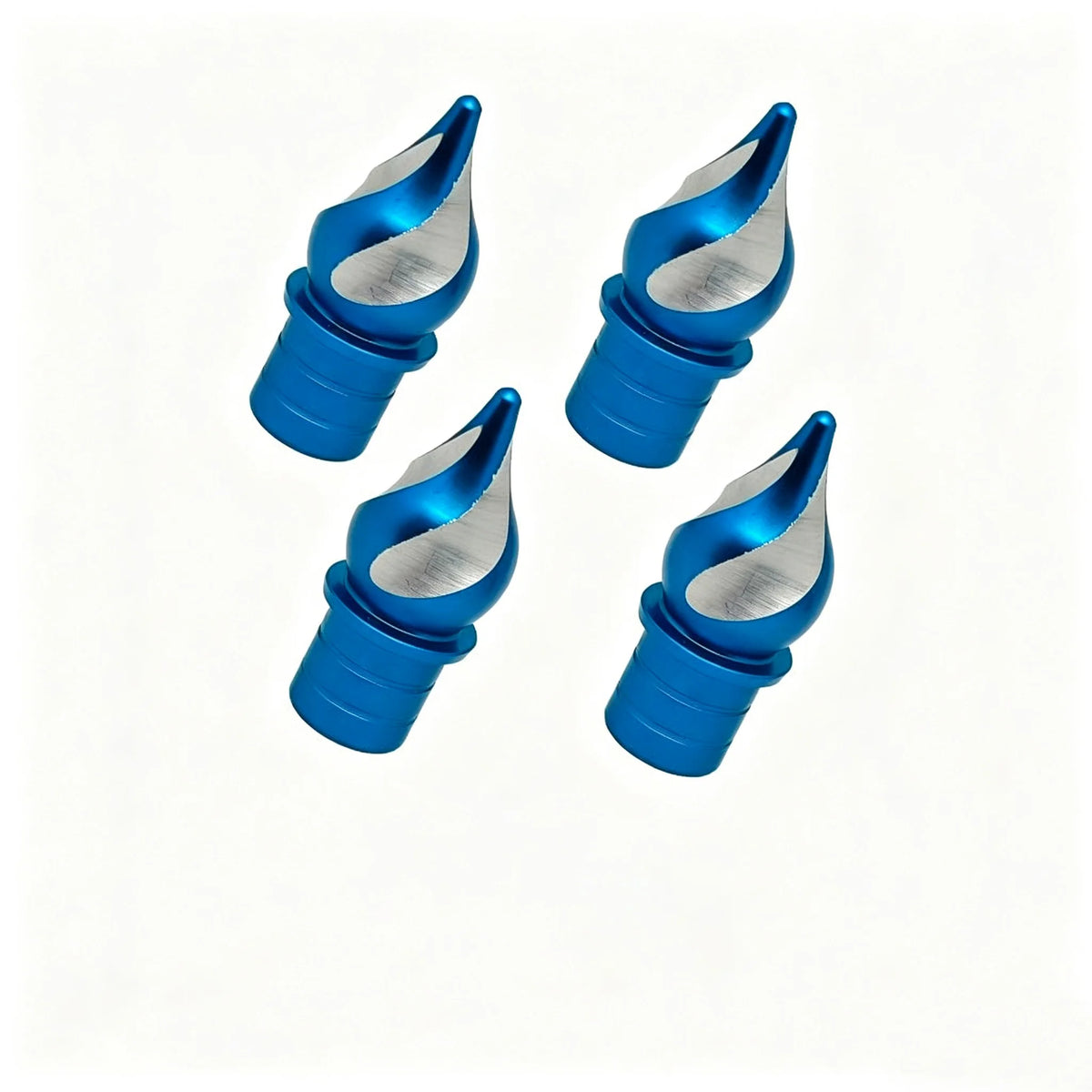 Torch Aluminum Alloy Tire Valve Caps 4-Pack – Car & Motorbike