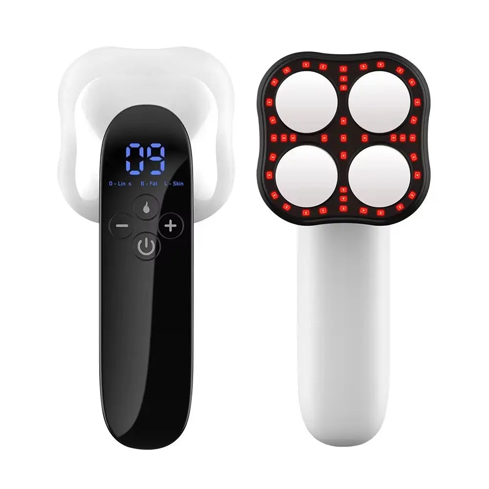 RF Microcurrent Body Massager – 4 Heads, 10 Levels, LED