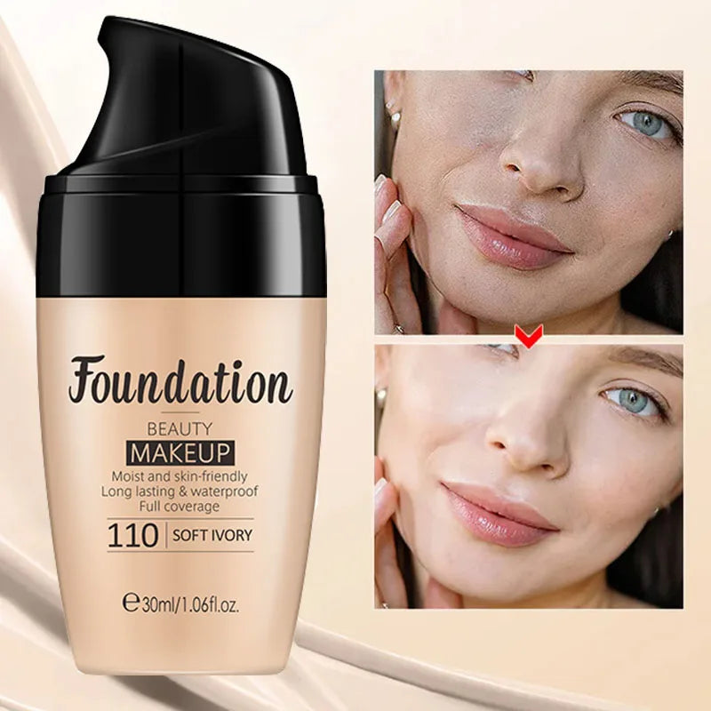 YIMINGYI Full Coverage BB Cream Liquid Foundation | Matte 30ml