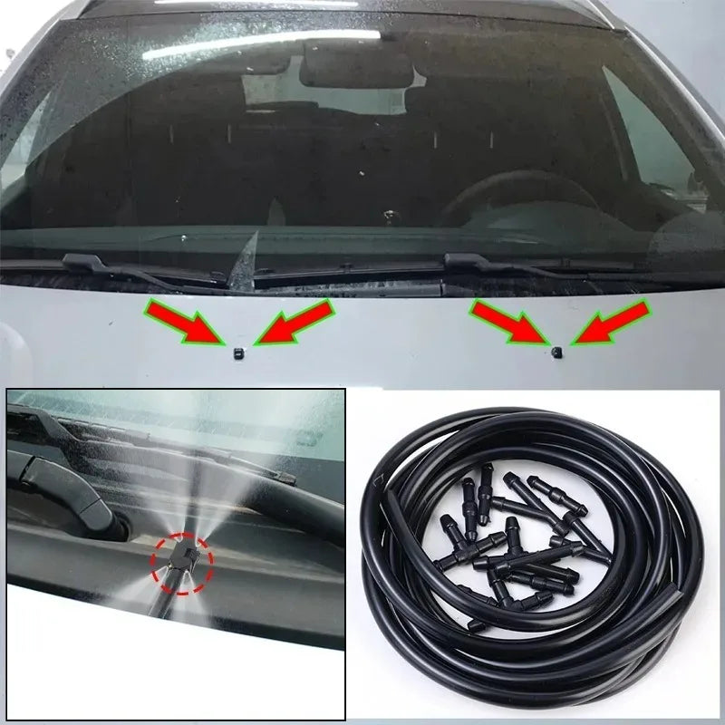 Universal Windshield Washer Nozzle & Hose Kit | Car Jet Repair