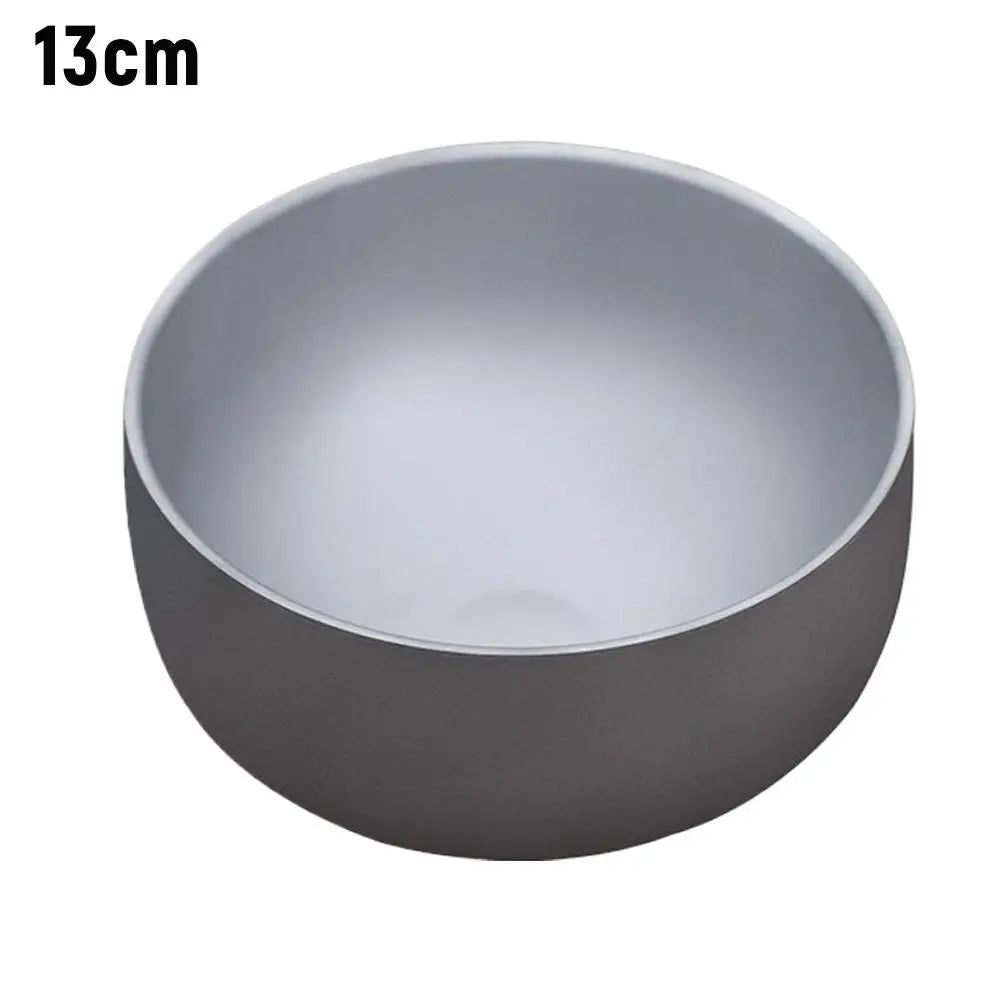 Titanium Alloy Camping Bowl – Ultralight Double Wall Outdoor Bowl