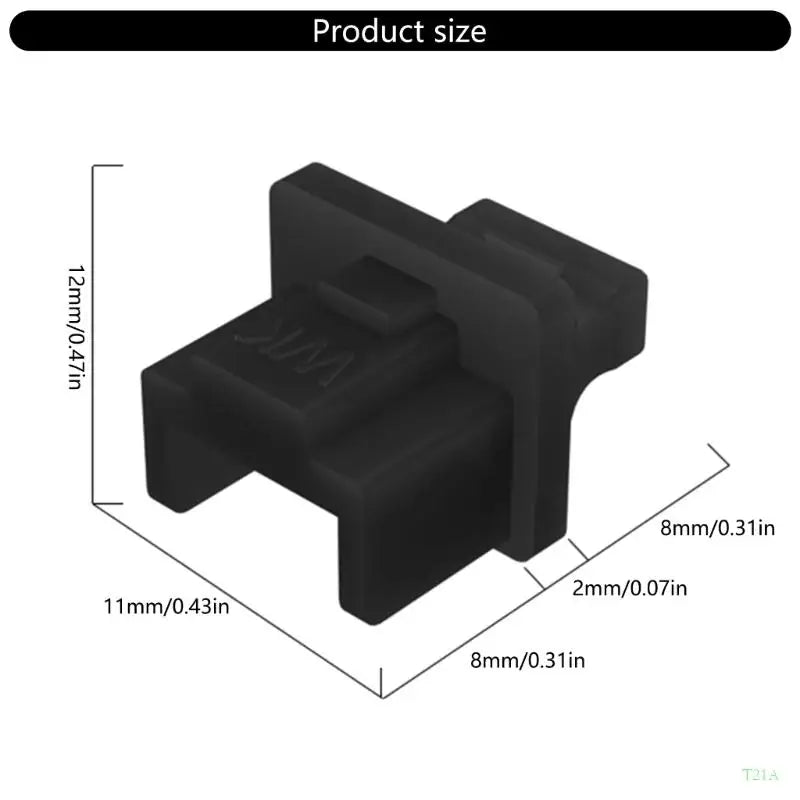 Silicone RJ45 Dust Covers – Ethernet Port Protector 5/10 Pack