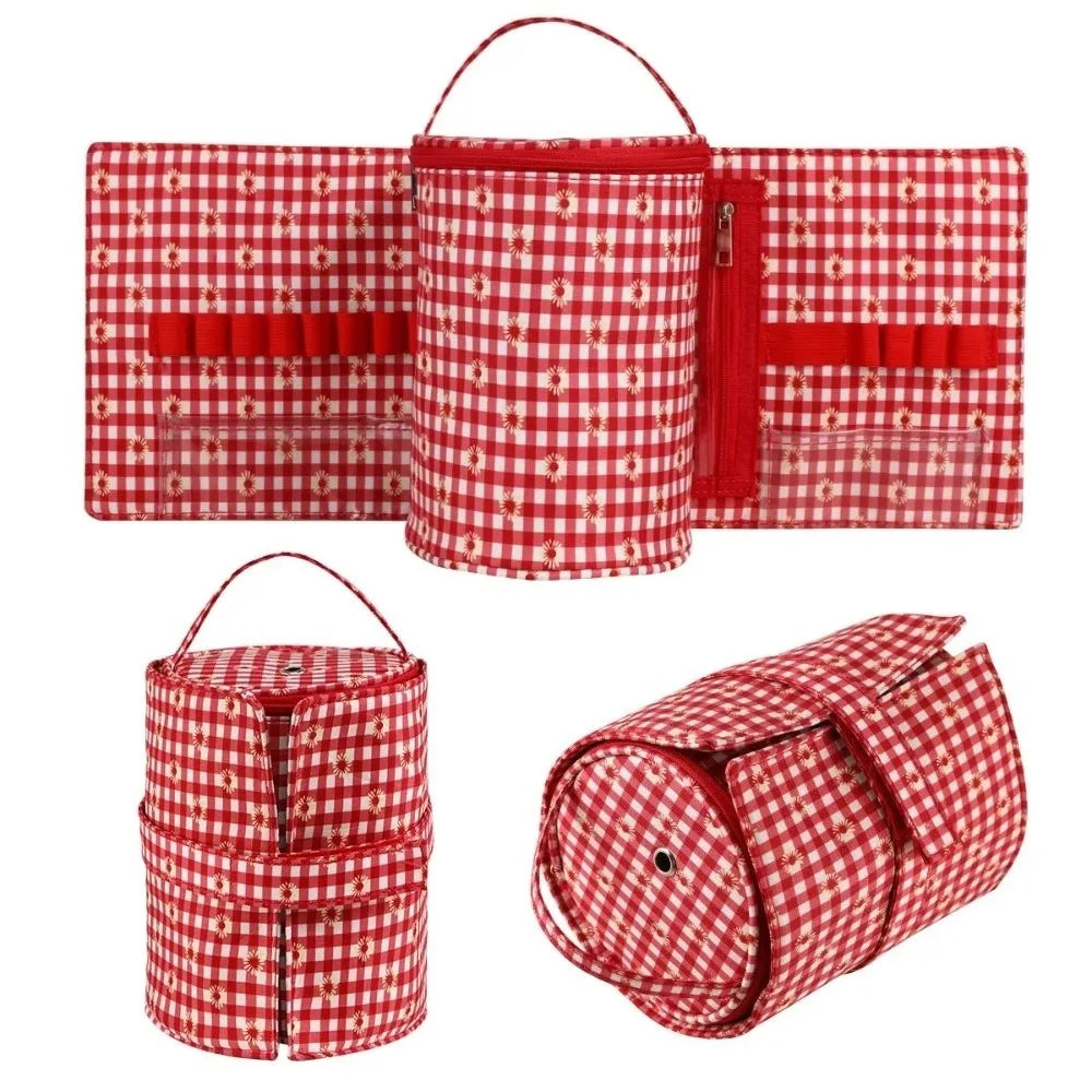 Crochet & Knitting Tools Organizer Bag – Portable Craft Tote