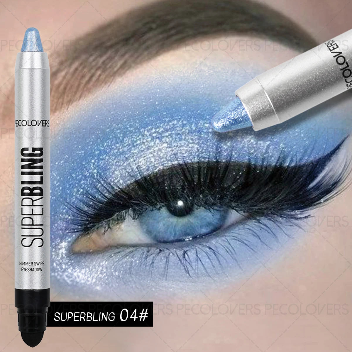 SAMMY Green Glitter Eyeshadow Pen – Waterproof Shimmer Makeup