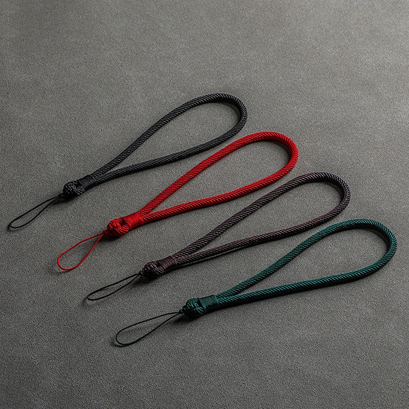 Hand-Woven Phone Wrist Lanyard – Colorful Anti-Loss Strap