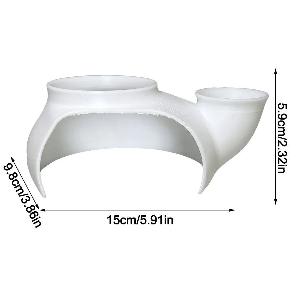 Pot-Shaped Aquarium Tunnel Cave – Fish Tank Hideout Decor