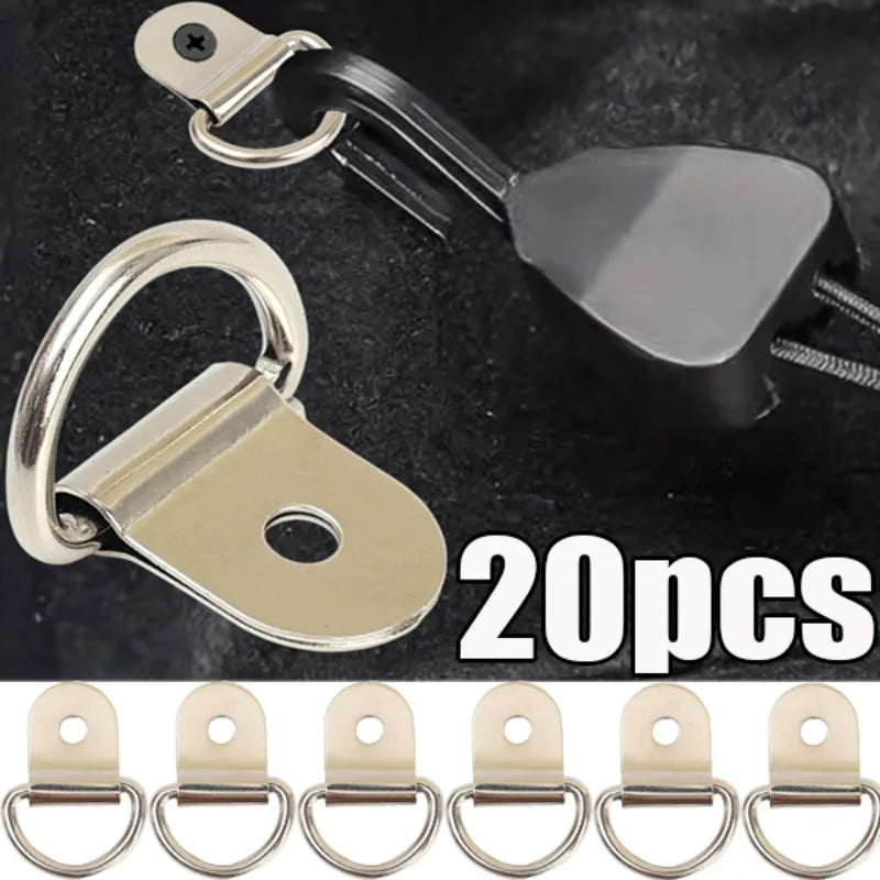 D-Shape Iron Tie Down Anchor Rings – Trailer, RV & Boat