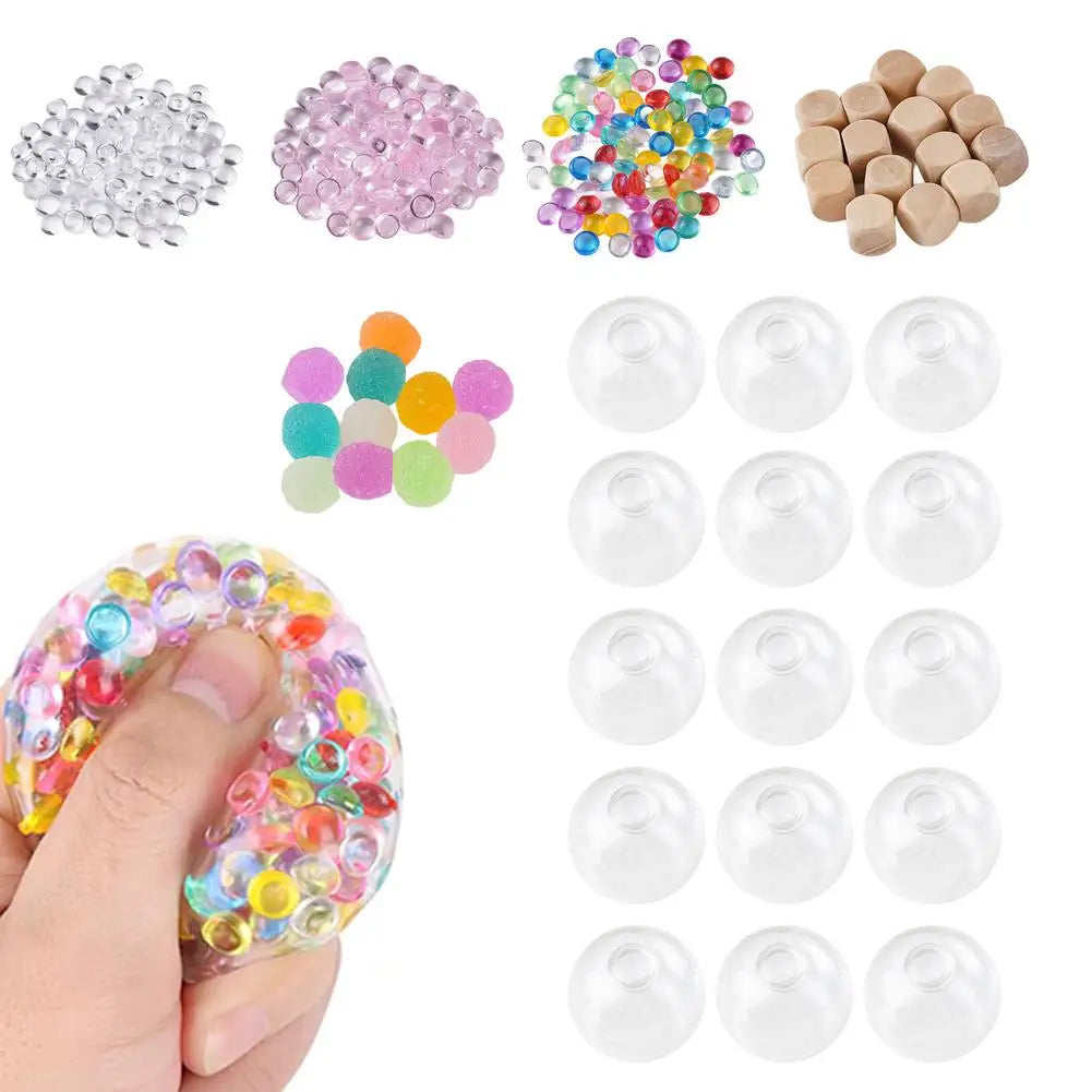 TPR DIY Squishy Ball Kit – Make 15 Refillable Squeeze Balls
