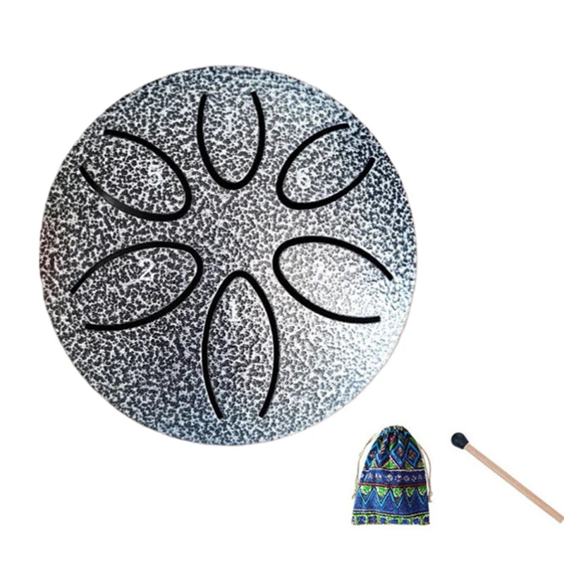 Outdoor Rain Drum – 6-Note Steel Tongue Garden Meditation Drum