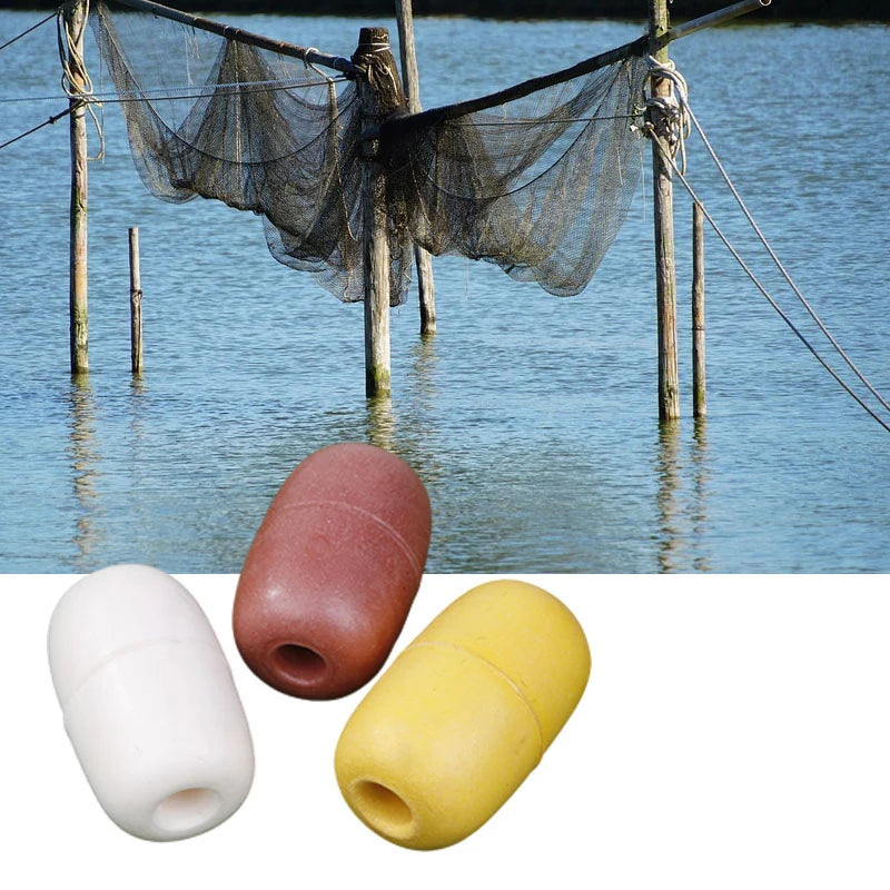 2-Pack Oval Foam Fishing Buoy Float – Crab Pot Marker 7×11cm