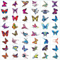 Flower & Butterfly Temporary Tattoo Stickers – Waterproof