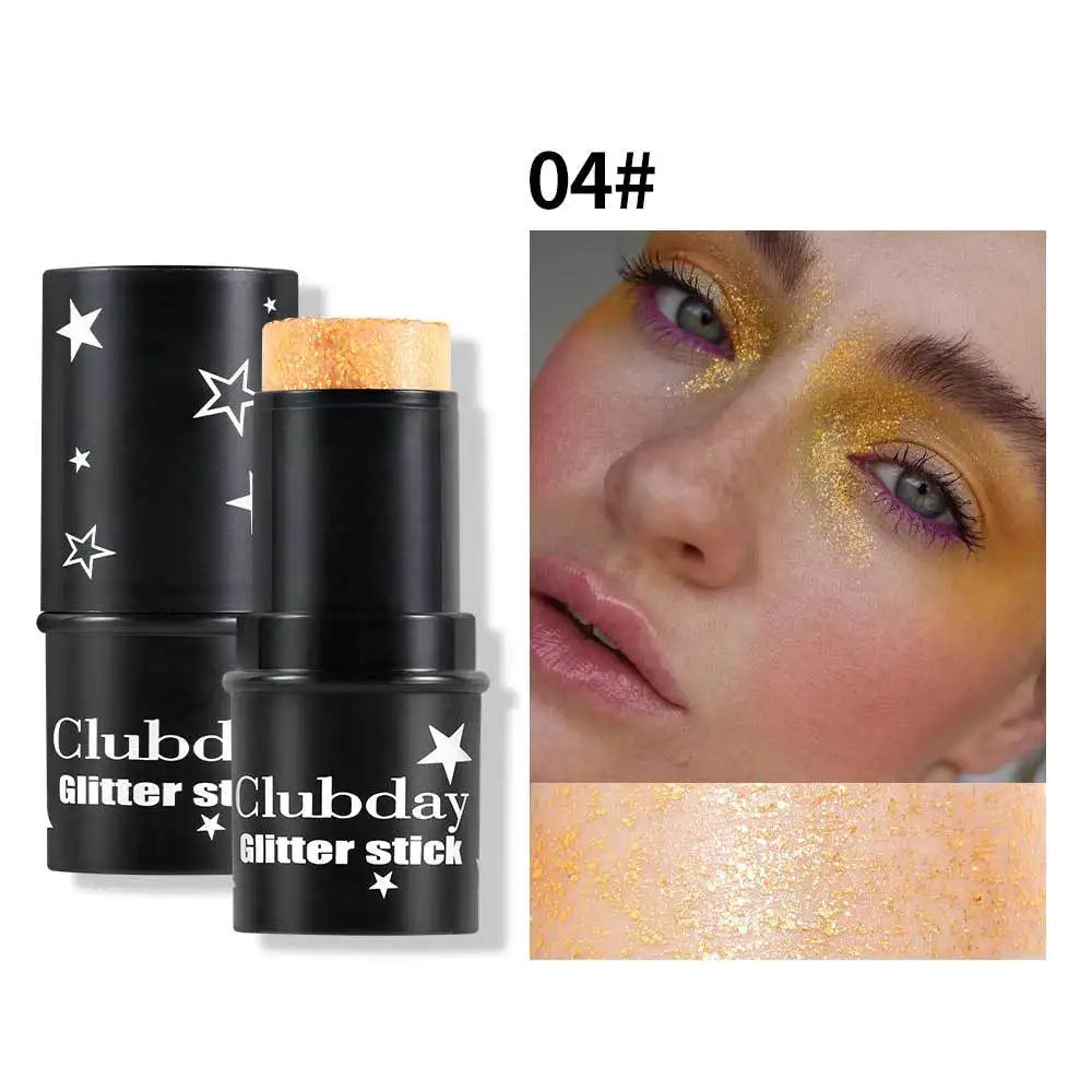 Glitter Eyeshadow Stick – Multichrome Shimmer Face & Body