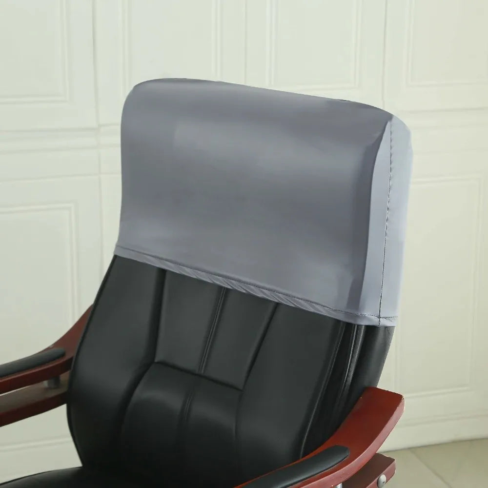 Waterproof Leather Chair Headrest Cover – Elastic Backrest Protector