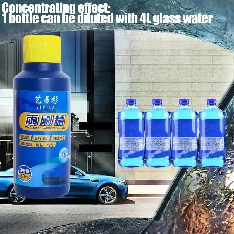 Ultra Concentrated Windshield Washer Fluid – 60ml Car Cleaner