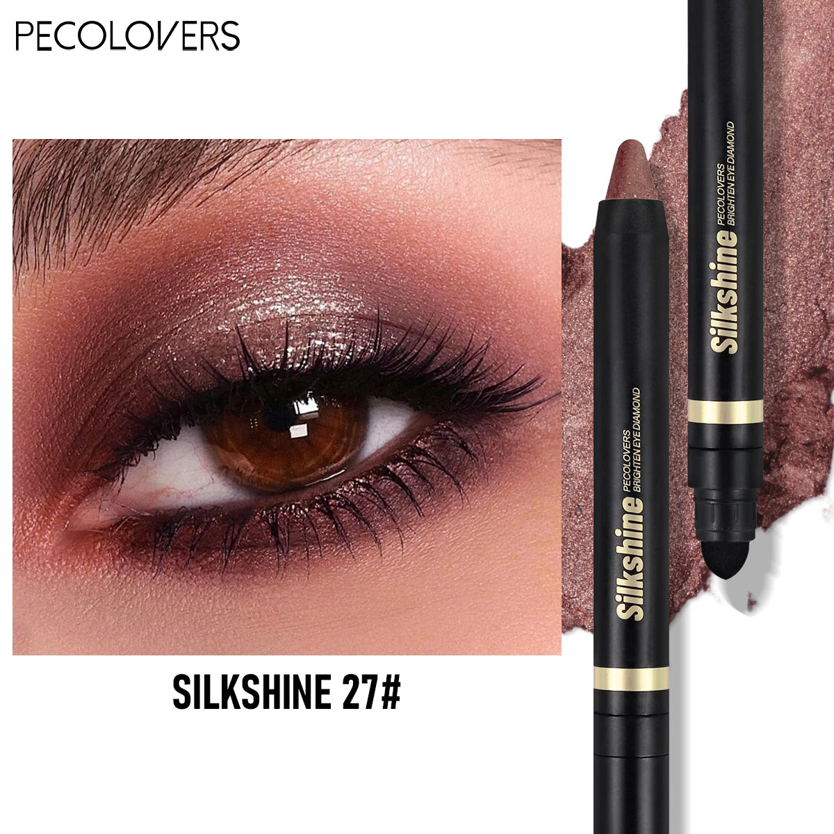 Pearly Multicolored Eyeshadow Stick – Sparkle & Long-Lasting