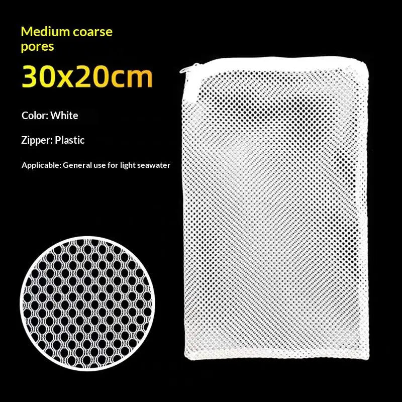 Reusable Aquarium Filter Media Bags with Zipper | Fine Mesh