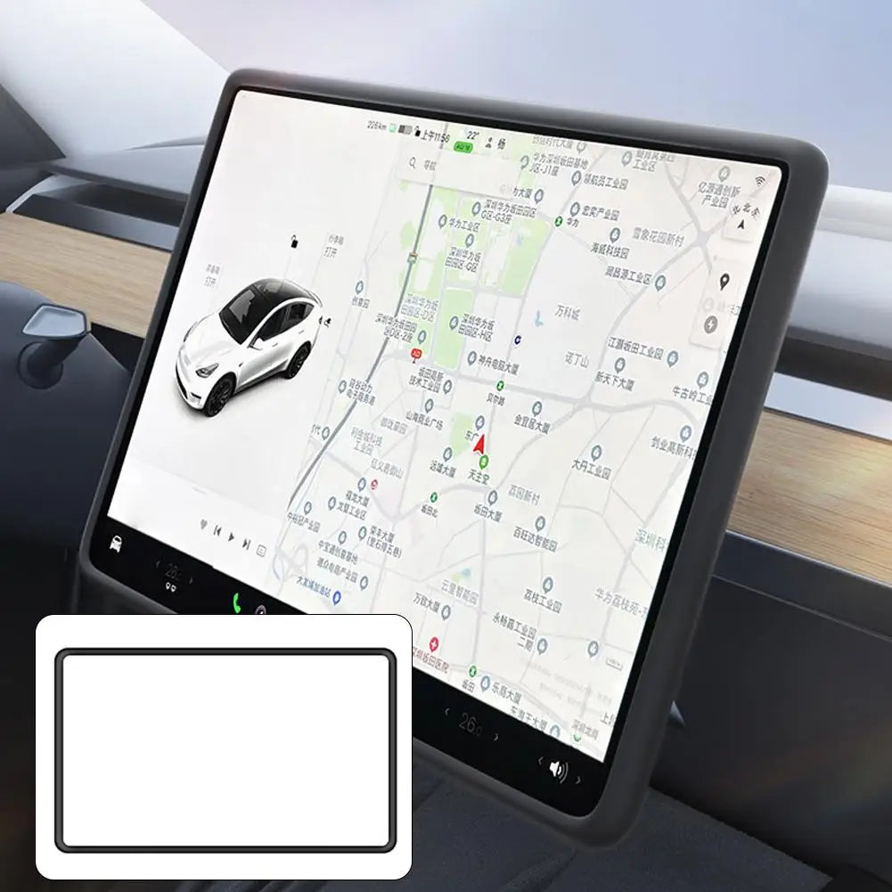 Tesla Model Y Juniper 2026 Silicone Screen Frame Protector
