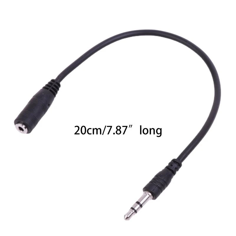 3.5mm Male to 2.5mm Female Stereo AUX Headphone Adapter Cable