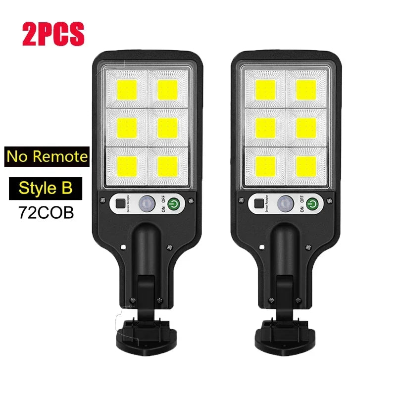 Solar LED Outdoor Light 9900LM – Motion Sensor & IP65 Waterproof