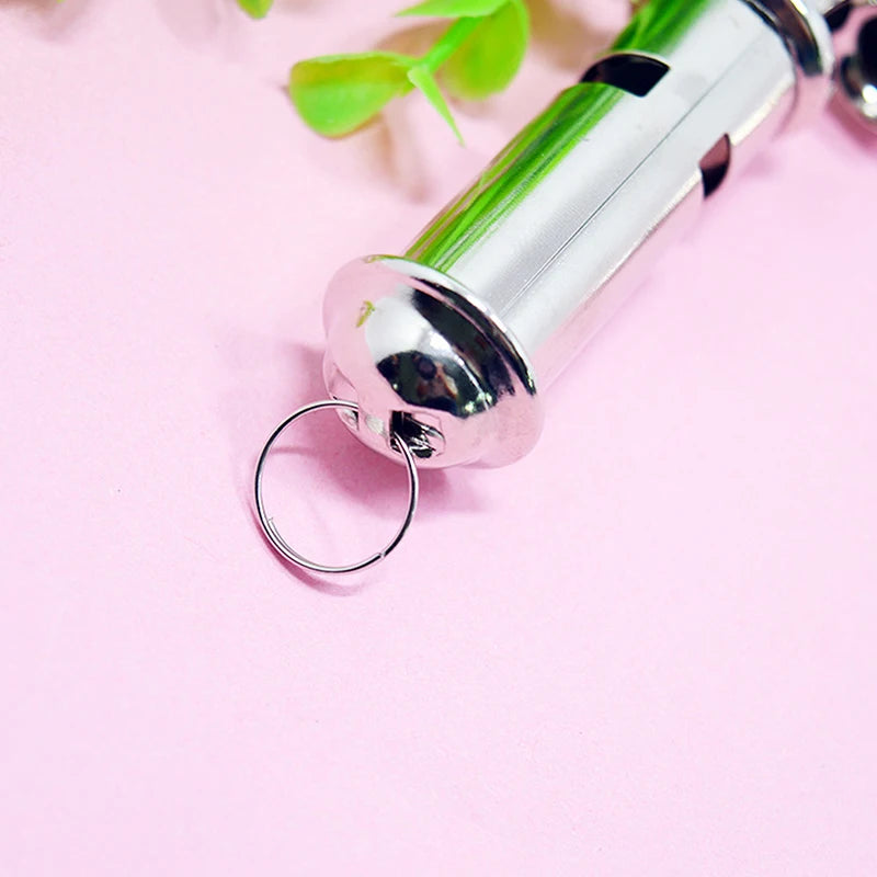 Stainless Steel Whistle with Neck Lanyard | High Frequency