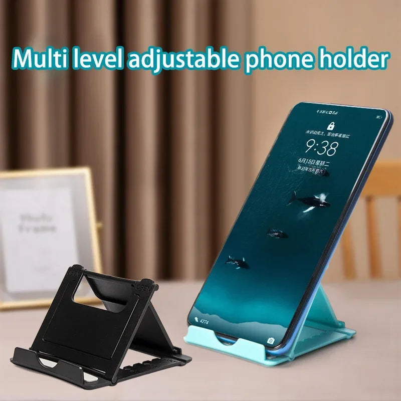 Mini Foldable Phone & Tablet Stand – Adjustable Desktop Holder