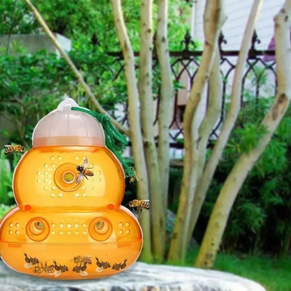 Reusable Outdoor Wasp Trap – Hanging Multi-Hole Pest Catcher