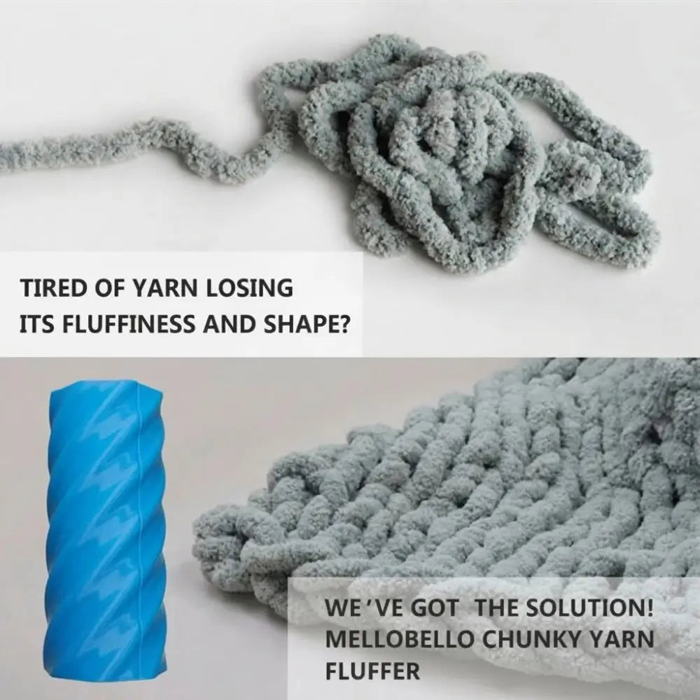 Chunky Yarn Fluffing Tool – Two-Way Tension Yarn Comber