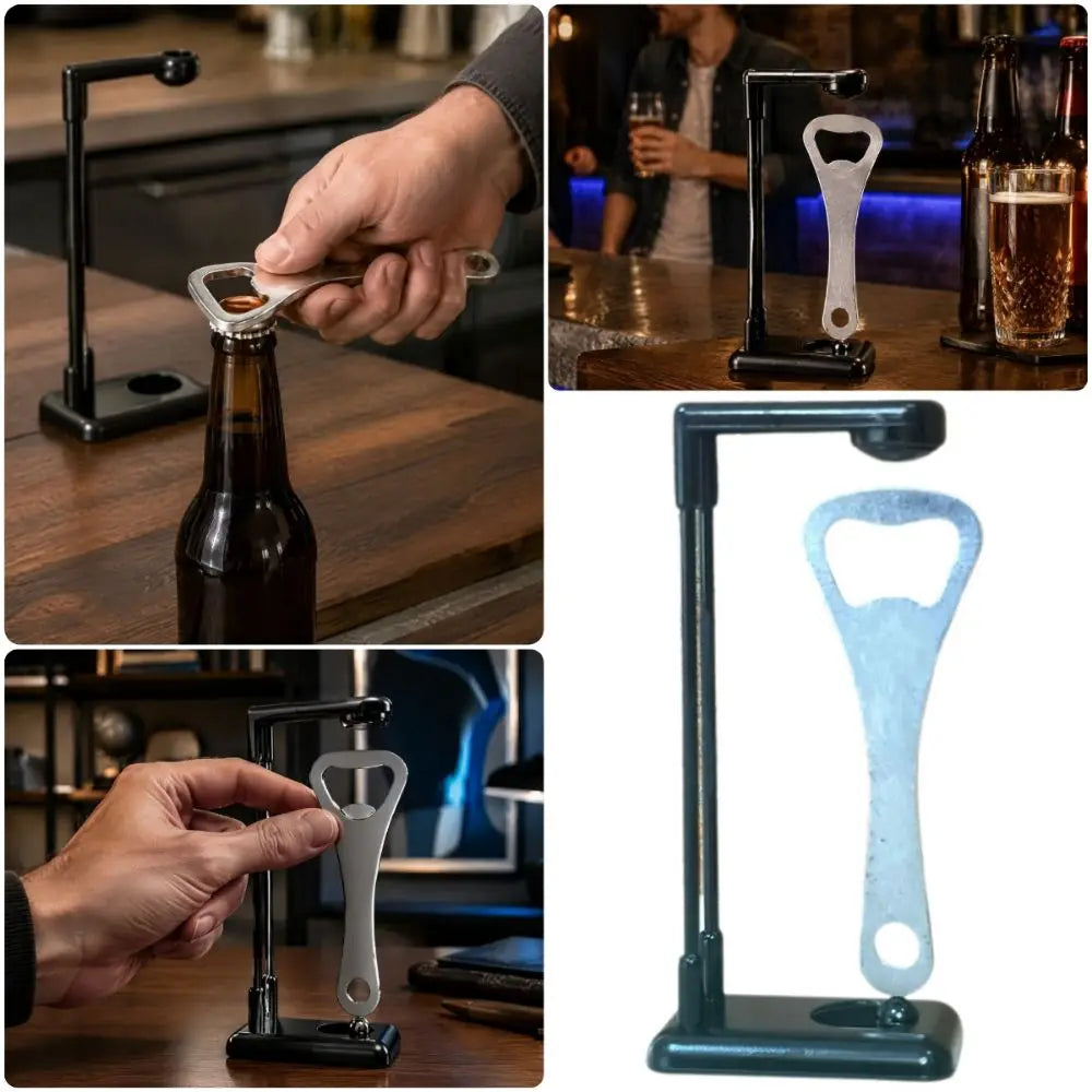 Magnetic Levitation Bottle Opener – Floating Iron Gadget