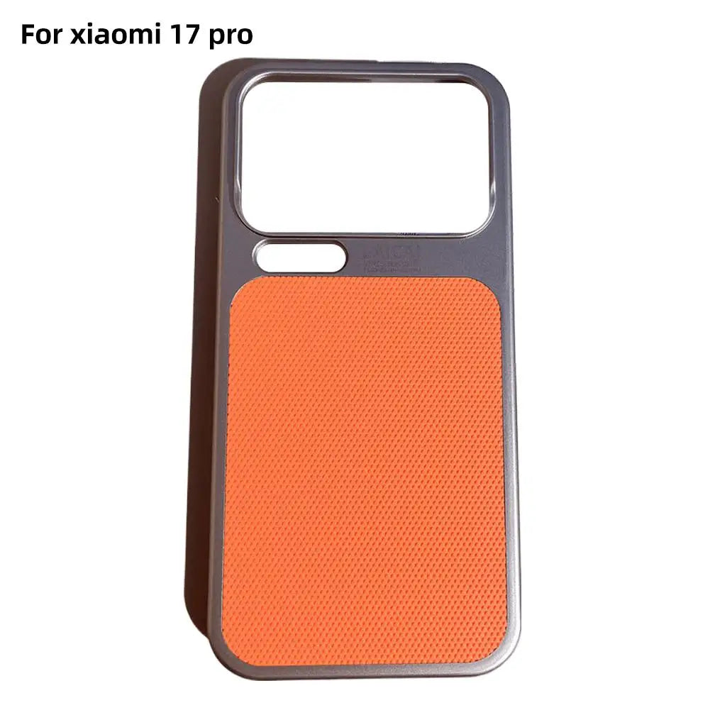 Xiaomi 17 Pro Max / 17 Pro Slim Leather Case – 3D Stripe Cover
