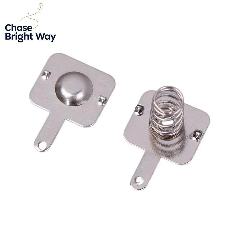 20-Pack 18650 Battery Spring Contacts – Nickel-Plated Tabs