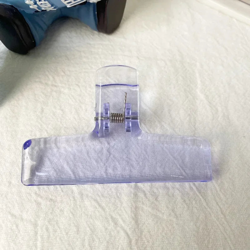 Transparent Acrylic Spring Clips | Minimalist Stationery Clips