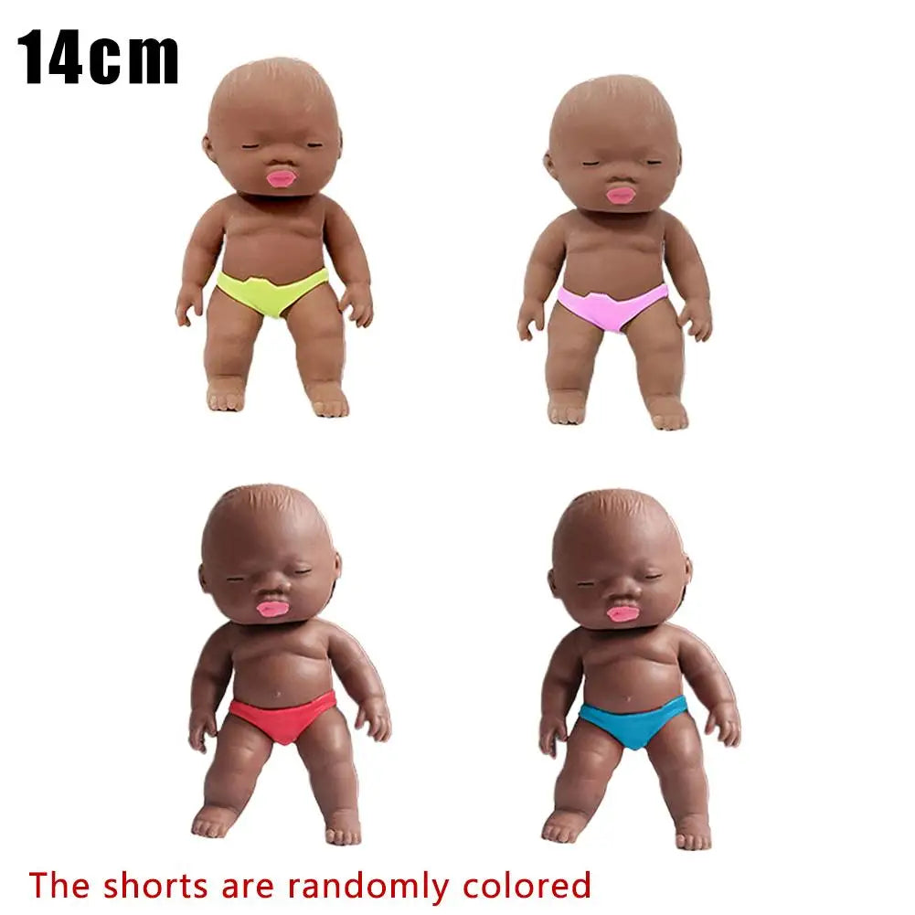 Soft TPR Squeeze Fidget Toy – Slow Rebound Baby Figure Doll