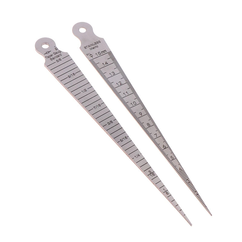 Stainless Steel Taper Feeler Gauge 1–15mm Hole Measuring Tool