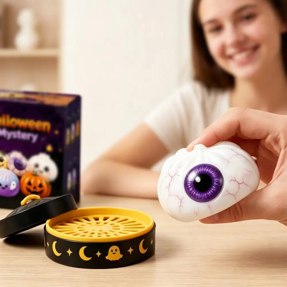 Halloween Ghost Dumpling Slow Rising Squeeze Fidget Toy