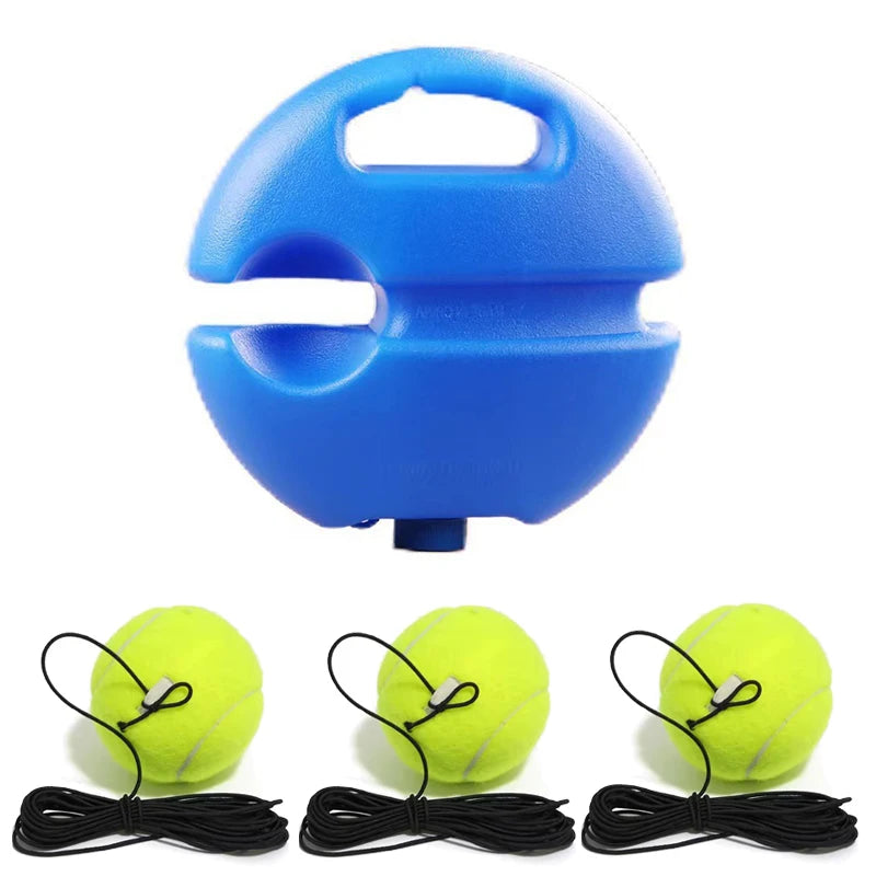 Tennis Rebound Trainer – Solo Practice Base, Rope & Ball