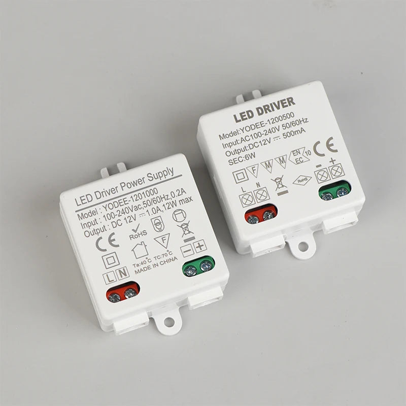 DC 12V LED Switching Power Supply | 3W 6W 12W Constant Voltage