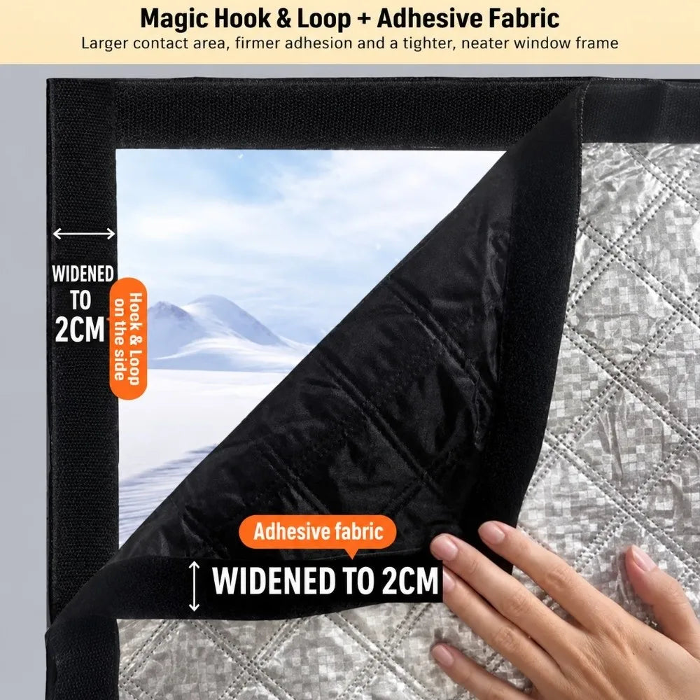 Thermal Insulation Curtains | Graphene Coating & Zipper Seal