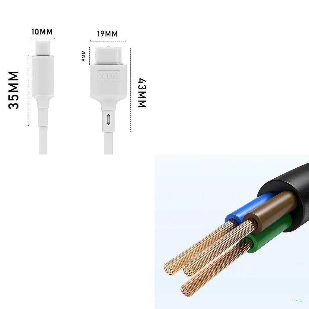 USB-C to XT60 Charging Cable – 100W 5A PD3.0 Adapter
