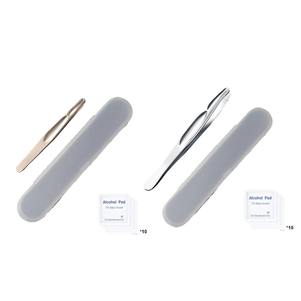Stainless Steel Precision Tweezers – Eyebrow & Beard Grooming