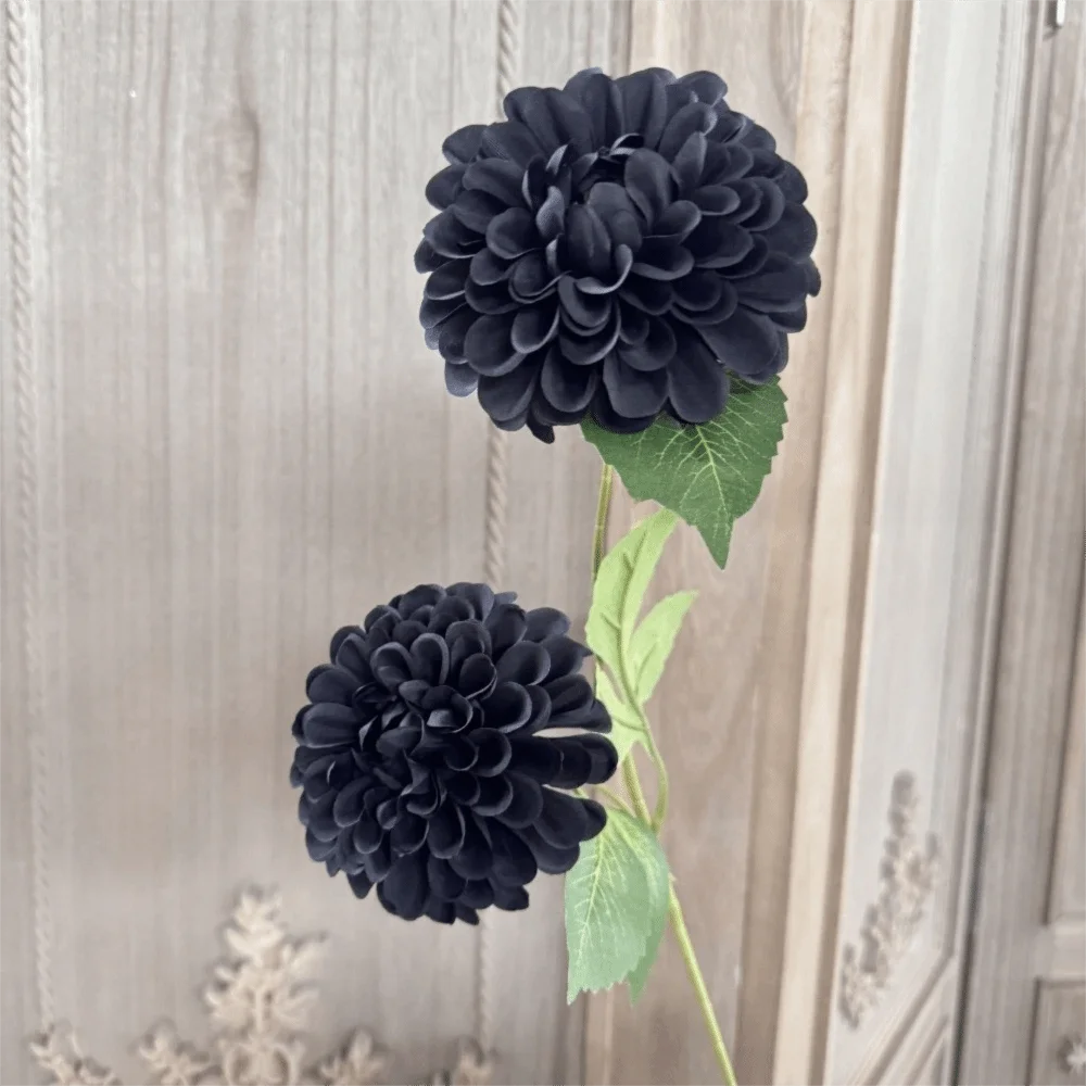 Silk Artificial Dahlia Chrysanthemum Bouquet – Faux Home Décor