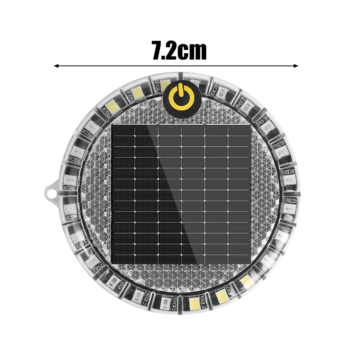Solar LED Flashing Warning Light – Waterproof Strobe Safety Lamp