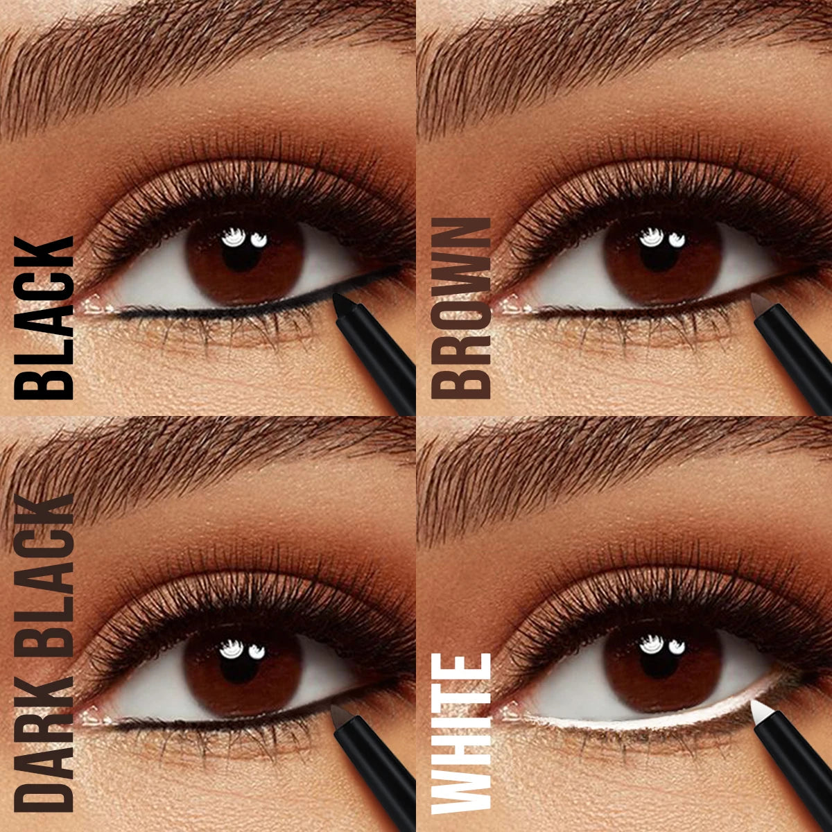 Waterproof Gel Eyeliner Stick – Smudge-Proof Black & Brown