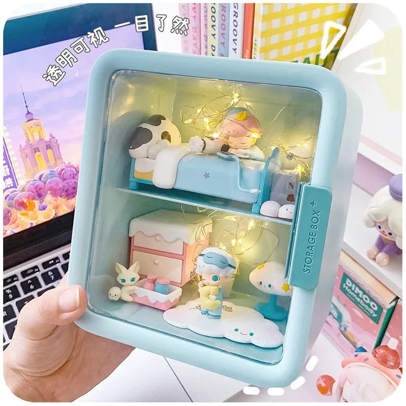 Anime Figure Display Storage Box – Blind Box Organiser Case